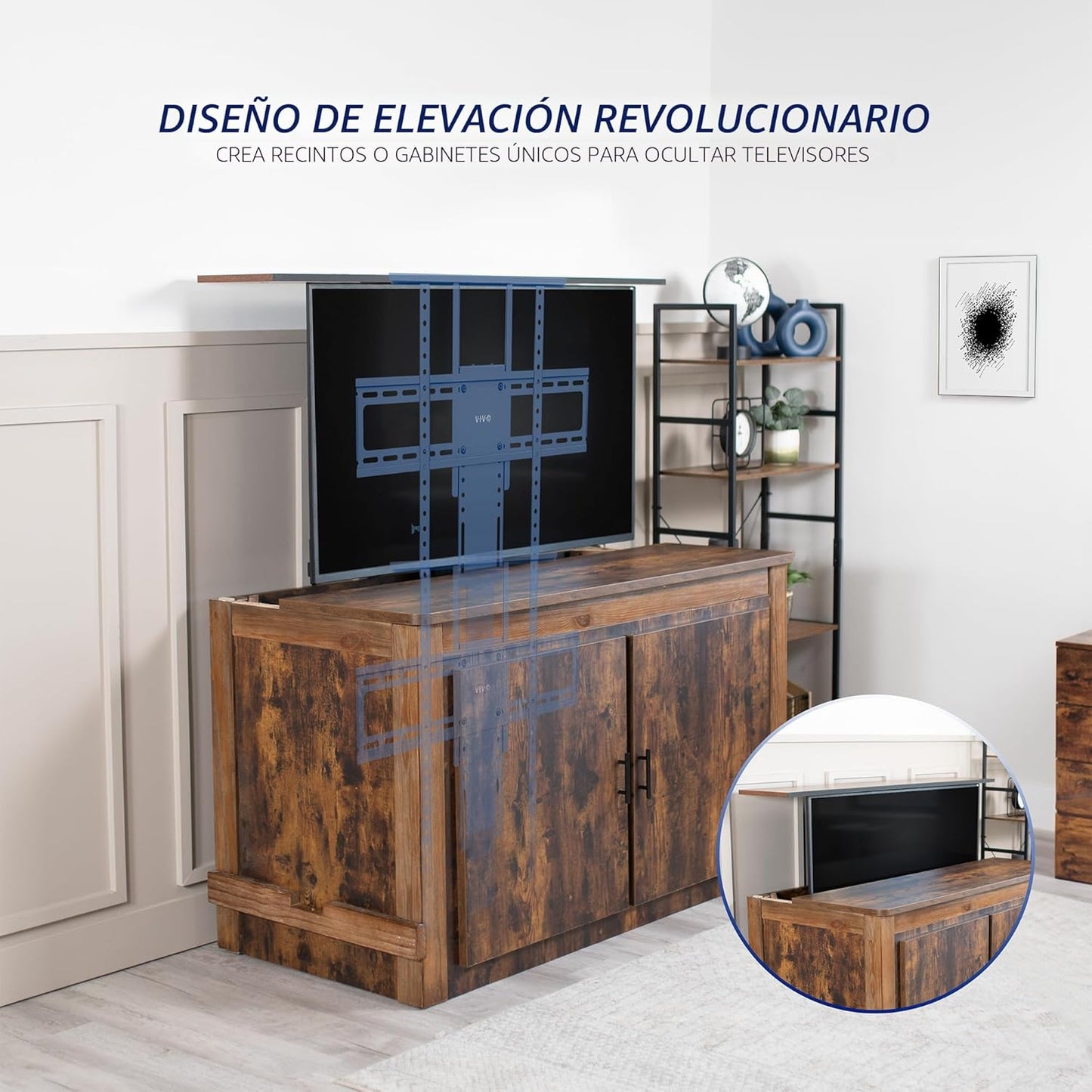 SOPORTE MOTORIZADO DE PIE PARA TV