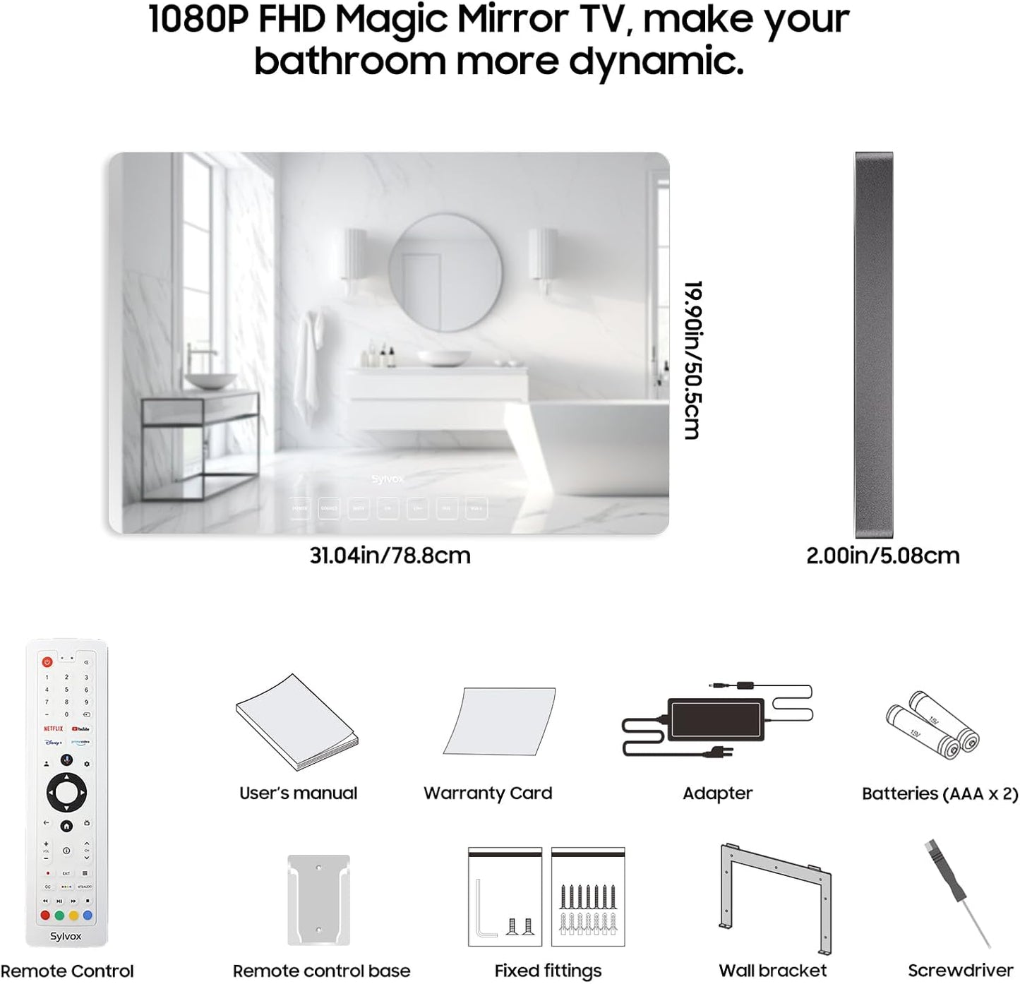 SYLVOX ESPEJO SMART TV 32''