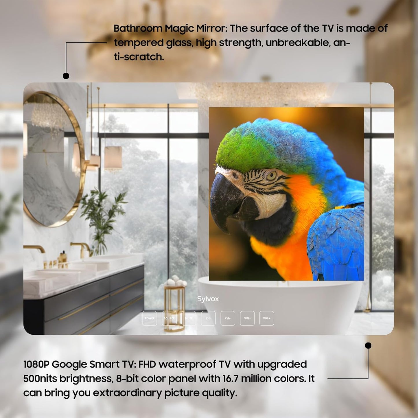 SYLVOX ESPEJO SMART TV 32''